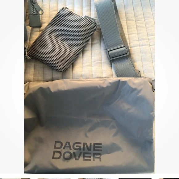 Dagne Dover Large Landon Neoprene Carryall Sage Green - New - Picture 5 of 6